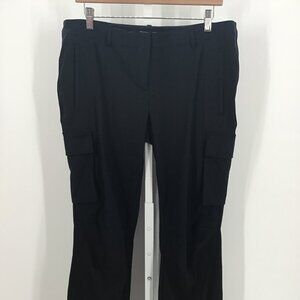 MIAOU, Raven Cargo Trousers in Black, Size L